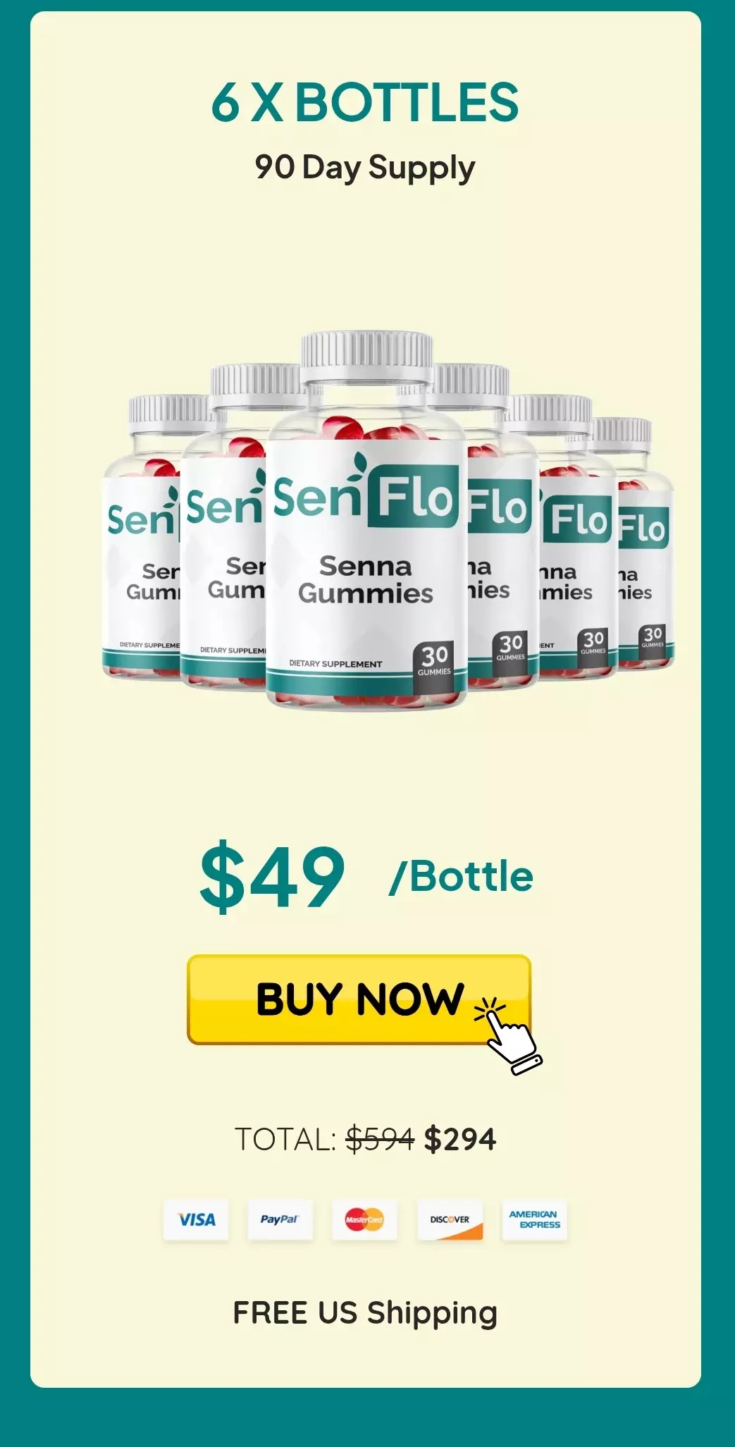 SenFlo™ 6 bottles pricing